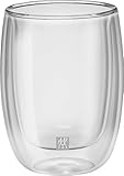 ZWILLING Sorrento Doppelwandige Kaffee-Gläser, 2x200 ml, Borosilikatglas,...