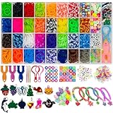 Delycazy 2200+ Loom Bänder Set, Loom Bänder Armbänder Selber Machen Armband...