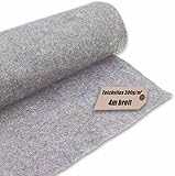 Qualitäts - Teichvlies 300 g/m² - 4m x 4m – 16qm - Teichfolienunterlage...