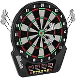 Elektronische Dartscheibe, FB-778 Profi Elektronik Dartautomat mit 4 LCD-Anzeige...