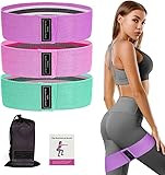 Flintronic Resistance Hip Bands, 3PC Resistance Bands, Fitnessbänder Set in 3...