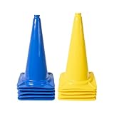 Dönges XXL-Pylonen 10er-Set Reittraining, 50 cm hoch, blau/gelb (Pylonen...