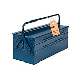 Dönges Metall Werkzeugkasten leer mit 6 Fächern | HxBxT 53 x 20 x 20cm, mit 21...