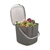 Snips Biomülleimer Komposteimer, Küchenabfalleimer mit Deckel und Griff 3L,...