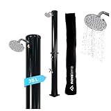 Dönges NovaTerra Solardusche schwarz mit 35L Tank - Gartendusche &...