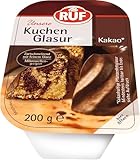 RUF Kuchen-Glasur Kakao, 200g im Becher, mikrowellengeeignet, zum Glasieren &...