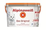 Alpinaweiß Das Original – optimal deckende und ergiebige weiße Wandfarbe –...