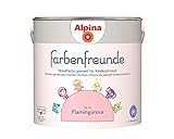 Alpina Farbenfreunde 2,5L Kinderzimmerfarbe Wandfarbe (Nr.14 Flamingorosa)