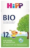 HiPP Bio Kindermilch (4 x 600g), nach 12 Monat, mit Calcium, Eisen, Vitamin C...