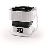 CLEANmaxx Mini-Waschmaschine ideal für Unterwegs | Mobile Waschmaschine mit 2...