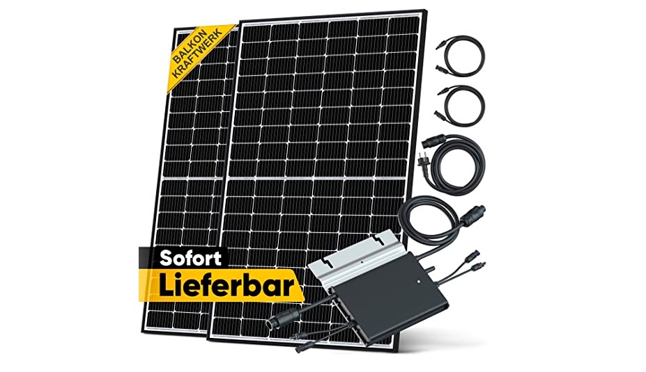 Balkon Solaranlage